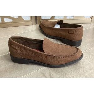 Ralph Lauren Kristoffer Brown Leather Loafers Men\'s 12D Slip On Dress Shoes Ralph Lauren Loafer Brown Casual Shoes for Men for sale | eBay main image 2